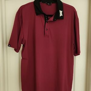 PXG Red and Black Polo Shirt with Classic Design